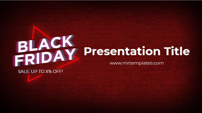 Black Friday Ppt Template Mr Templates